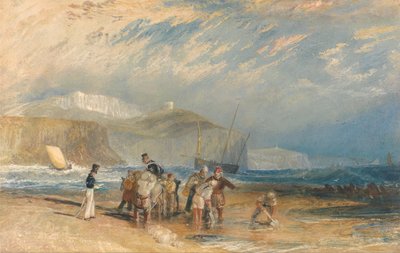 Folkestone Harbour and Coast to Dover by Joseph Mallord William Turner